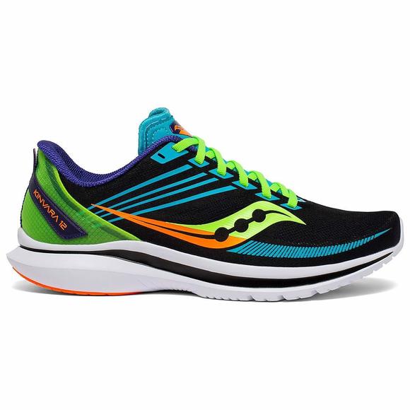SAUCONY MEN'S KINVARA 12 FUTURE BLACK - Picture 2 of 6